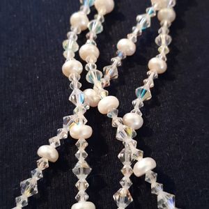 Crystal beaded necklace